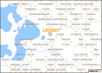 map of La Croix