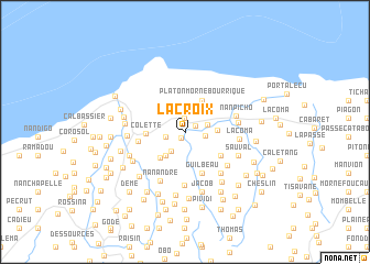 map of La Croix