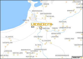 map of La Crucecita