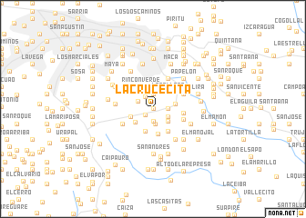 map of La Crucecita