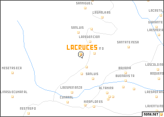 map of La Cruces