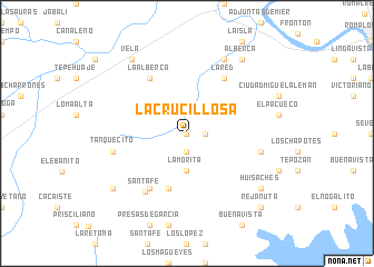 map of La Crucillosa