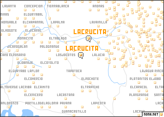 map of La Crucita