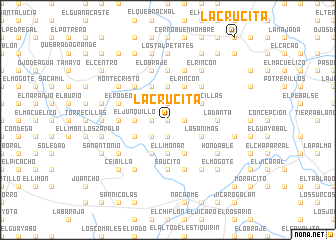 map of La Crucita