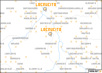 map of La Crucita