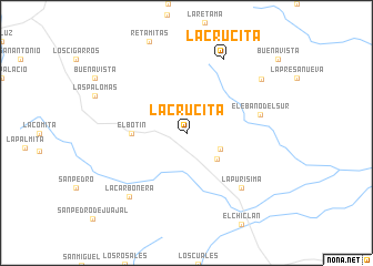 map of La Crucita