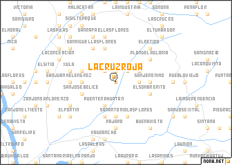 map of La Cruz Roja