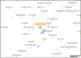 map of La Cruz