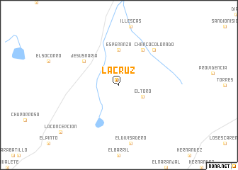 map of La Cruz