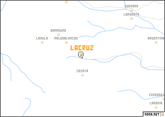 map of La Cruz