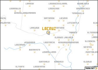 map of La Cruz