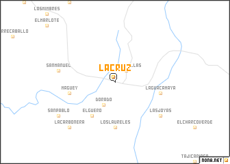 map of La Cruz