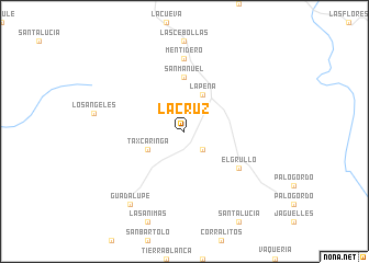 map of La Cruz