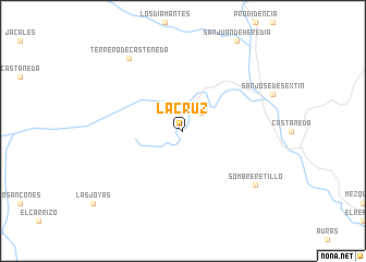 map of La Cruz