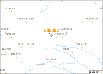 map of La Cruz