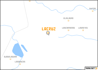 map of La Cruz