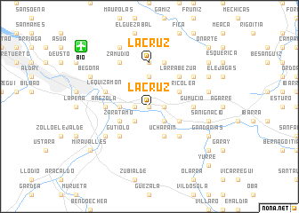 map of La Cruz