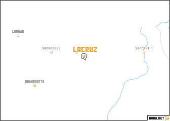 map of La Cruz