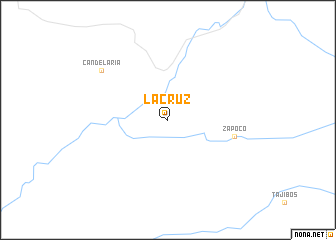 map of La Cruz