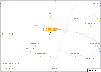 map of La Cruz