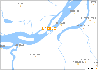 map of La Cruz