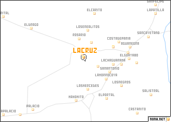 map of La Cruz