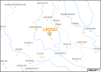 map of La Cruz