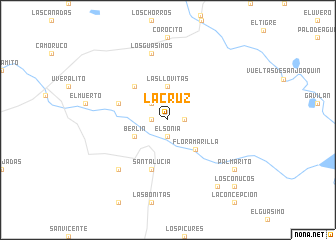 map of La Cruz
