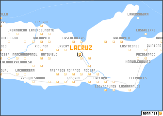 map of La Cruz