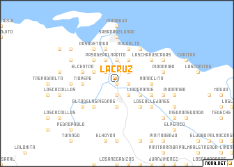 map of La Cruz