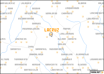 map of La Cruz