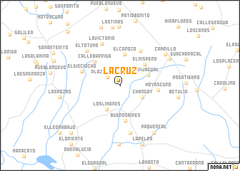 map of La Cruz