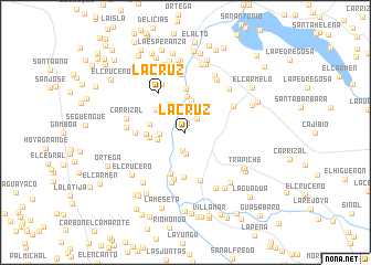 map of La Cruz