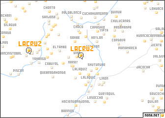 map of La Cruz