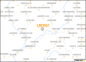 map of La Cruz