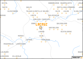 map of La Cruz