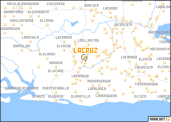 map of La Cruz