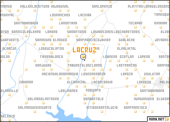 map of La Cruz