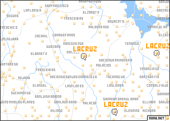 map of La Cruz