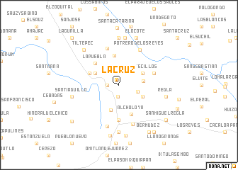 map of La Cruz