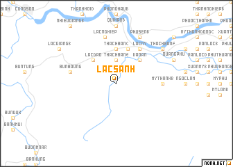 map of Lac Sanh