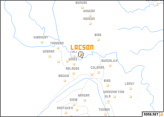 map of Lacson