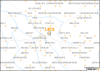 map of Lacs