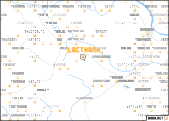 map of Lạc Thành