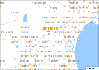 map of Lạc Thiện