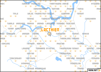 map of Lạc Thiện