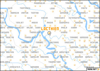 map of Lạc Thiện