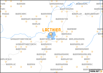 map of Lạc Thiện