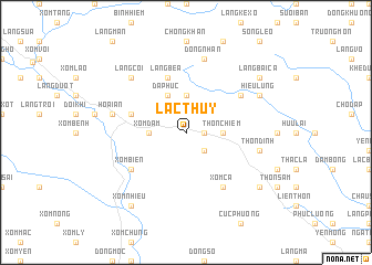 map of Lạc Thủy