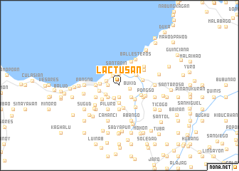 map of Lactusan